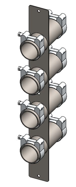Ansaugadapter, CAD-Darstellung