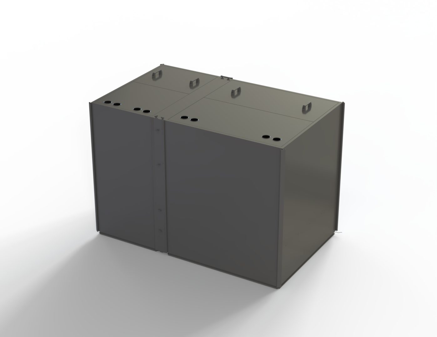 Modularer Blechtank
