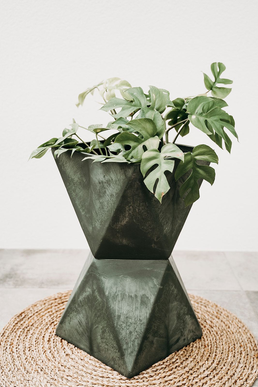 Edgy Jungle Table jungle green