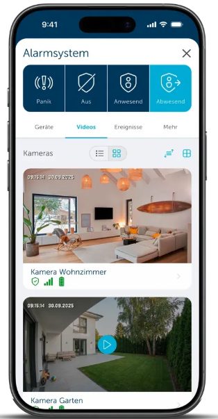 Homematic-App mit Alarmsystem und Kameras